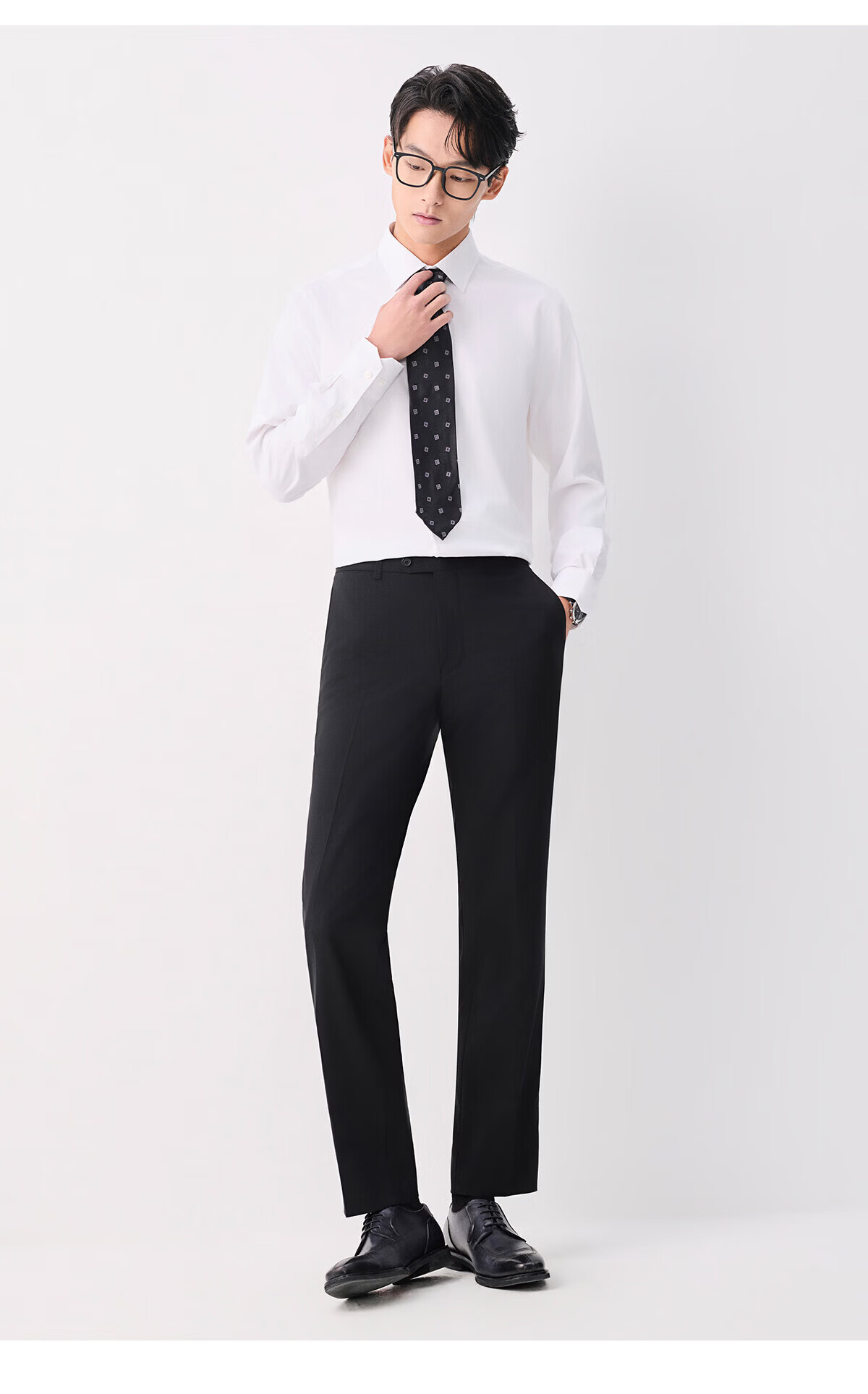 Baoxiniao Men's Cooling Long Sleeve Shirt Business Formal Wear KEBCA1103HU111 15
